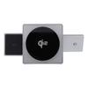 Ładowarka indukcyjna Forcell F-Energy 3w1 Rotation Cube Qi2 zgodna z MagSafe (F-06) srebrna 0INT