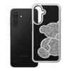 Etui na Samsung A17 / A18 Teddy Bear srebrne