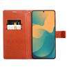 Etui z klapką na Samsung A57 Mezzo Book koty brązowy
