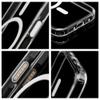 Futerał do Samsung S26 Clear Mag Cover Elite (STR / NIEŻÓŁKNĄCY) zgodny z MagSafe transparentny