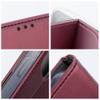 Etui z klapką na Xiaomi Redmi 17C Smart Magneto burgundowe