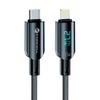 Kabel USB-C do Lightning Forcell F-Energy PD 3A 27W Digital 1,2 m C276 czarny