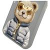 NIMMY futerał COOL&CUTE 2.0 Bear do IPHONE 15 Pro szary