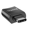 Adapter OTG USB C do USB A Hoco UA17 czarny