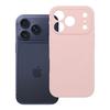 Etui na iPhone 18 Pro / 17 Pro Silicone 2mm (camera protection) pudrowy róż