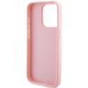 GUESS futerał do IPHONE 15 Pro GUHCP15LPSAIRSP (Saffiano Iridescent Script) różowy