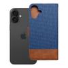 Etui z klapką na iPhone 16 PLUS Jeans Book niebieskie