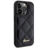 GUESS futerał do IPHONE 15 Pro GUHCP15LPSQSQSK (Quilted Metal Logo) czarny