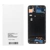 REWA wyświetlacz LCD do SAMSUNG A50 OLED czarny z ramka