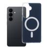 Futerał do Samsung S26 PLUS Clear Fusion Mag Cover zgodny z MagSafe granatowy