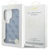 GUESS futerał do SAMSUNG S26 Ultra GUHMS26L5P4FWMSB (4G Script MagSafe) niebieski