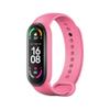 Pasek silikonowy do XIAOMI Mi Band 5 / 6 / 7 różowy (06)