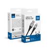 Kabel USB-A do Micro USB Blue Star 2A z oplotem 1,2 m TFK-DC-003 czarny