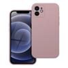 Futerał do iPhone 12 Silicone 2mm pudrowy róż