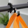 Hak uchwyt na zakupy do roweru / hulajnogi aluminiowy  FS366-004 czarny