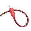 Kabel USB A do Lightning Hoco 2,4A 1 m X116 gradient czerwony
