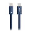 Kabel USB C do USB C Forcell F-Energy QC4.0 PD 5A 100W Cafule Color 1,2 m ACYH23 granatowy
