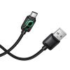 Kabel USB A do USB C Hoco 3A 1,2 m z LCD U146 czarny