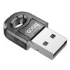 Adapter USB A bluetooth Hoco UA28 transparentny czarny