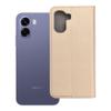 Etui z klapką na Oppo A6x Smart Case Book złote