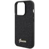 GUESS futerał do IPHONE 15 Pro GUHCP15LPMSDGSK (Disco Script Metal) czarny