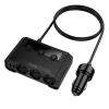 Ładowarka samochodowa Hoco z rozdzielaczem 2xUSB A + 2xUSB C + 3 port zapalniczki QC3.0 PD 240W Z64 czarna