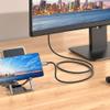 Kabel USB C do HDMI Hoco 4K 30Hz 2 m UA27 stalowy szary