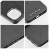 ROAR futerał LEATHER MAG kompatybilny z MagSafe do IPHONE 12 Pro Max Czarny