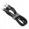 BASEUS kabel USB A do Lightning 2,4A Cafule CAMKLF-BG1 0,5 m czarno szary