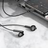 Słuchawki przewodowe douszne USB C Hoco M93 czarne