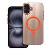 Futerał do iPhone 16 PLUS Simply zgodny z MagSafe tytanowy pustynny