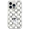 KARL LAGERFELD futerał do IPHONE 15 Pro KLHCP15LHNCMKLT (Monogram) transparentny