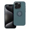 Futerał do iPhone 15 PRO Silicone Ring zielony