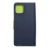Kabura FANCY Book do SAMSUNG A03 granatowo limonkowy