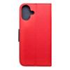 Etui z klapką na iPhone 16 PLUS Fancy Book czerwono-granatowe