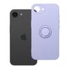 Futerał do iPhone 16e (SE 4 2025) / 17e Silicone Ring fioletowy