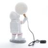 Lampka nocna ASTRONAUTA Art Deco stojący (wzór 1) AMTL