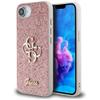 GUESS futerał do IPHONE 16e (SE 4 2025) GUHCPSE4HG4SGP (Fixed Glitter Big 4G) różowy