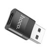 Adapter OTG USB A do USB C Hoco UA17 czarny