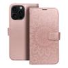 Etui z klapką na iPhone 16 PRO MAX Mezzo Book mandala złoto-różowe