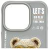 NIMMY futerał COOL&CUTE 2.0 Bear do IPHONE 15 Pro szary