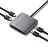 SATECHI adapter HUB 4w1 Typ C ST-H4CPDM szary