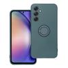 Futerał do Samsung A54 5G Silicone Ring zielony