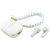 Słuchawki bezprzewodowe douszne GUESS TWS Pearl Strap GUE005327 białe