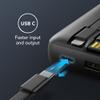 Powerbank Veger C20 (W2047 / W2059) 20000 mAh z wbudowanymi kablami Micro USB / Typ C / Lightning czarny