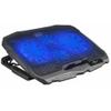 Podstawka chłodząca pod laptop ART P4 2 x USB A LED czarna