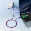 Kabel USB A do Micro USB Hoco 2,4A 1 m X116 gradient fioletowy