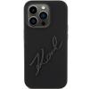 KARL LAGERFELD futerał do IPHONE 15 Pro Max KLHCP15XSKSBMCK (Silicone Karl Script Logo) czarny