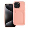 Futerał do iPhone 15 PRO MAX Card Case różowy