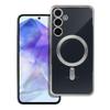 Futerał do Samsung A55 Electro Mag Cover zgodny z MagSafe srebrny